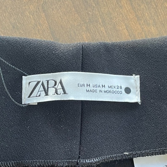 Zara pants | still NWT | medium. Long, flowy, black, high waist. - Picture 4 of 8